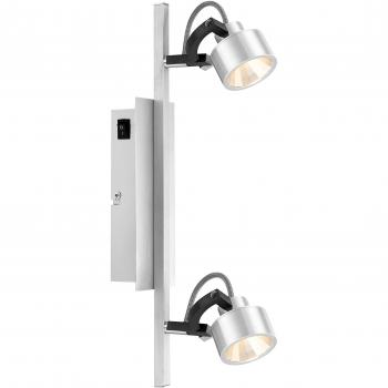 GLOBO LIGHTING Schwenkbare Warmweiß-LED‑Deckenspot (2‑Flammen)