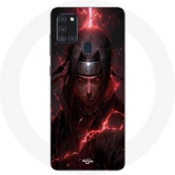 Galaxy A21s Itachi Uchiwa Black Soft Shell