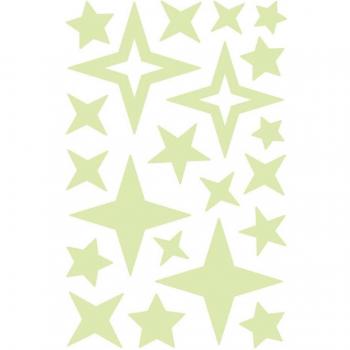 Pegatinas de Pared 3D de Estrellas Luminosas