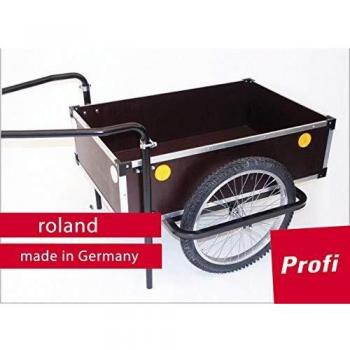Roland Profi 20 Multi‑Color Bike Trailer (Black/Brown/Silver) – 40 kg Limit