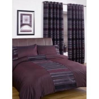 Urban Velvet Aubergine King Duvet & Pillowcase Pack – Rapport Home