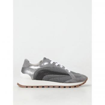 Baskets à lacets Brunello Cucinelli Femme Gris 40