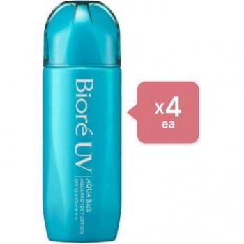 Kao Biore Aqua Rich Sonnenschutzcreme SPF50+ PA++++ – 70 ml (4 Stück)