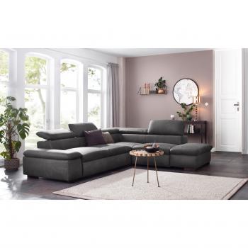 Ecksofa Alberto mit Luxus-Microfaser