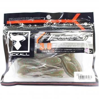Fivoss 3-Inch Soft Lures (6) by Jackall – Kasumi Tenaga Edition