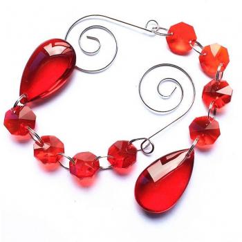 Octagonal Crystal Beads Hanger