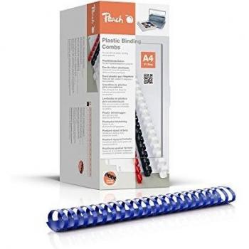 Peach PB438‑04 Bindekapazität 375 Seiten – DIN A4, blaue Binderecke