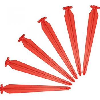 Swiss Piranha Zelthering RT220 rot 22 cm 6er Set