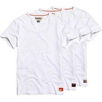 Superdry Sdry Lndry Slim Herren-T-Shirt 3‑Pack Weiß Large