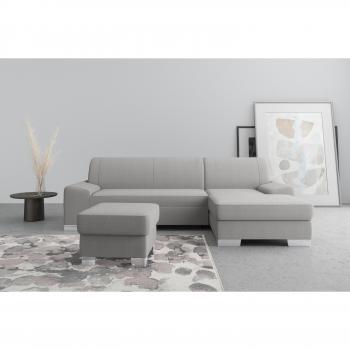 DOMO Anzio L‑Form Sofa‑Schlafbett – 3‑faches Sitz