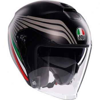 Casco Jet AGV Irides Bologna L Matt Nero Tricolore