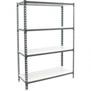 Módulo de Almacenaje SIMONCLICK 4/Baldas 1.5 m x 1.10 m – Antracita/Blanco