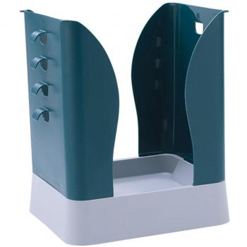 Compact Hang‑On Trash Can with Hook