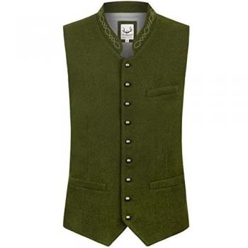 Stockerpoint Herren Weste Devito (grün, Gr. 44) aus Wolle, Viskose und Polyester