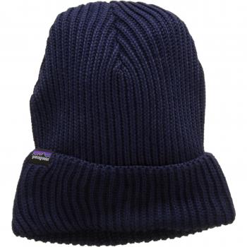 Patagonia Kappe Fishermans Rolled Beanie für Herren, marineblau
