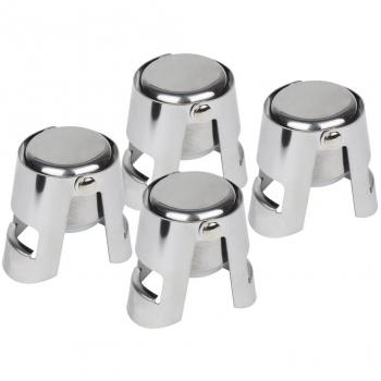 Starke Edelstahl Weinstopper – Quartett