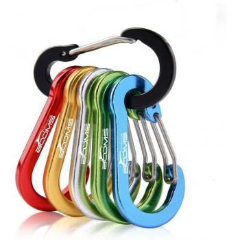 Aluminium Schnapphaken für Outdoor 6er Pack