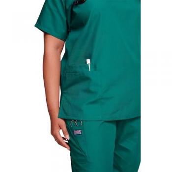 CH4700 Cherokee Scrub Top, Hunter Green XL (Unisex)