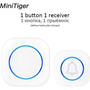 Minitiger Welcome Wireless Doorbell with LED