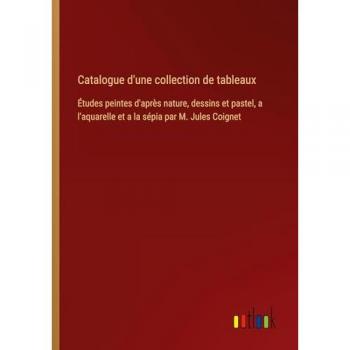 Catalogue d'une collection de tableaux