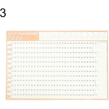 1Pc Academic Year Wall Calendar