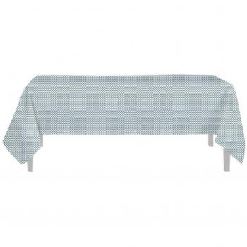 Nappe Anti-tâches Soleil d'Ocre Palmier 140x300 cm Bleu