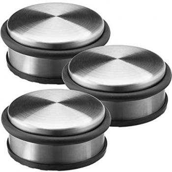 Set Fermaporta Terra 3x – Acciaio Argento