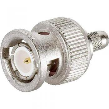 BNC Connector Plug 50Ω Straight by Telegaertner