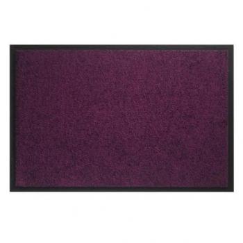 Tapis d'entrée TWISTER Violet 90x150 cm en support vinyle antidérapant