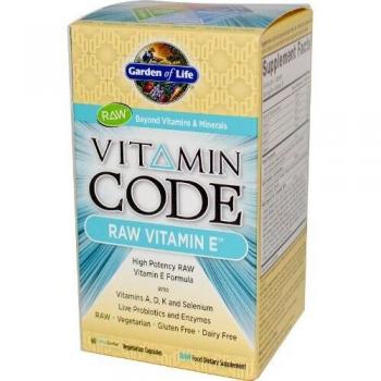 Raw E Vitamin Code (Garden of Life) – 60 Plant-Based Caps
