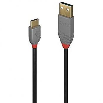 LINDY 36886 1 m USB 2.0 Type C to A Cable