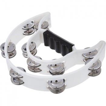 Half Moon Tambourine with Jingles for KTV
