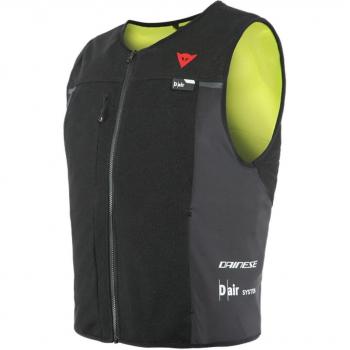 Abbigliamento da Guida con Airbag Dainese Smart D-AIR® Nero e Giallo Taglia M