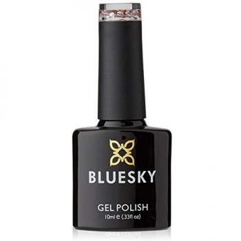 Bluesky Gel Nail Polish, Flirt Sp16, Alabaster, Glitter, 10 ml