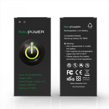 Batterie RAVPower pour Samsung Galaxy S5 2800mAh