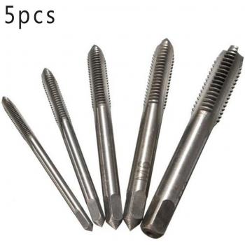 5PCS HSS Machine Tap and Drill Set (M3, M4, M5, M6, M8)