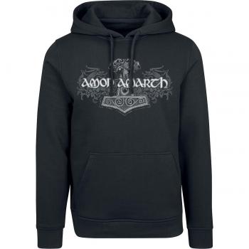 Capucha Amon Amarth “Viking Horses” Negro – Sudadera Hombre M‑XXL