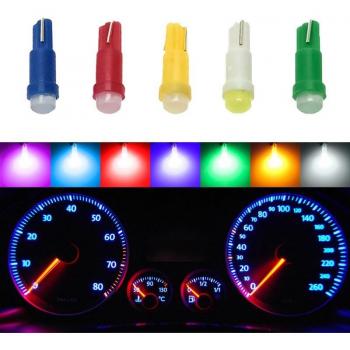 Kit di 4 lampadine LED T5 COB per lettura auto