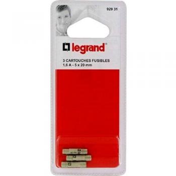 Legrand Cartouches fusibles 5x20mm 1,6A Argenté
