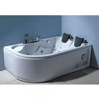 White Whirlpool Tub Varadero 170 x 115 cm for 2