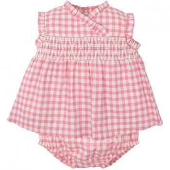 Set de Ropa para Bebés: Jesusito Azul Vichy + Braguita a Juego