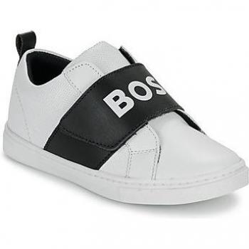 Sneakers Boss 28 blanc – Bande auto-agrippante