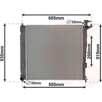 Kia Engine Cooling Radiator 83012710