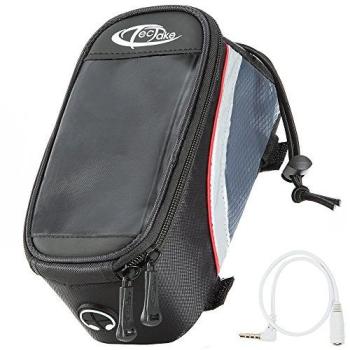 Tectake BikeBag – Triple Color (Black, Grey, Red)