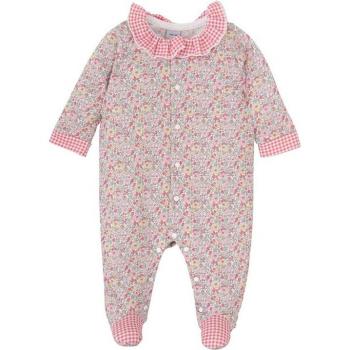 Pelele de bebé niña en algodón con diseño de florecitas