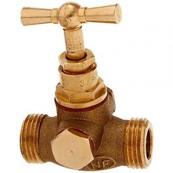 Robinet d'arrêt mâle/mâle 20x27 avec purge