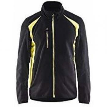 Micropolar Work Jacket BlackLader – Color Negro con Resalte Amarillo