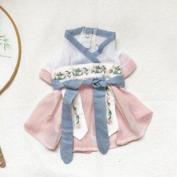 Tenue traditionnelle chinoise estivale «HanFu» pour petits animaux