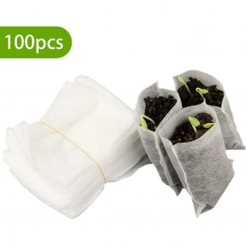 100pcs Planting Aeration Containers 8x10cm