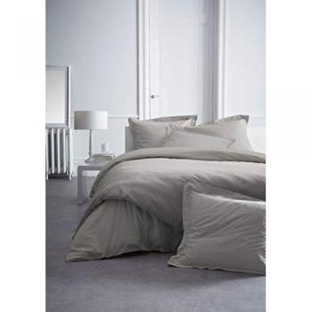Housse de Drap Beige Mastic – 160 × 200 cm – Linge Percale